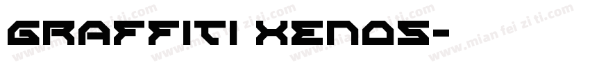 graffiti xenos字体转换